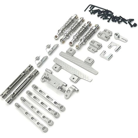 Vorder- und Hinterachs-Spurstangenköpfe für RC-Car-Antriebswelle, silbernes Set (1/5)