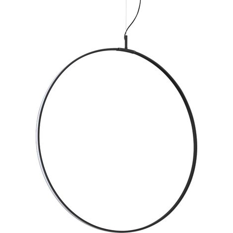 Ideal Lux CIRCUS Plafonnier LED intégré 74cm Noir, 3000K (1/2)