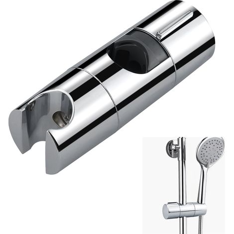 Support de pommeau de douche réglable de 18 à 25 mm, support universel de rechange pour pommeau de douche coulissant, installation facile (1/5)