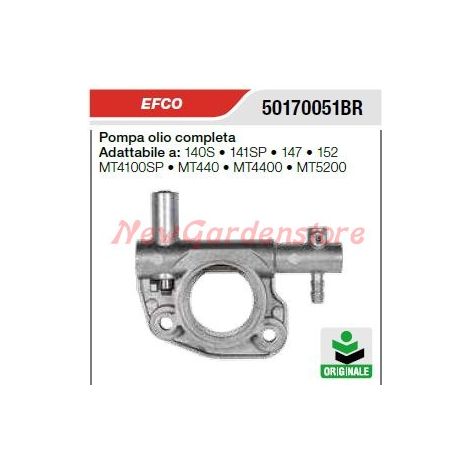 Pompa olio EFCO motosega 140S 141SP 147 152 50170051BR
