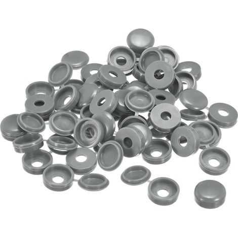 200pcs 6mm Charnière Vis Housse Capuchons Plastique Gris (1/5)