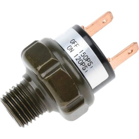 12V à toute épreuve 120-150 psi interrupteur pression d'air de commande soupape commutation compresseur d'air pompe à corne voiture train régulateur 1/4" NPT (1/5)