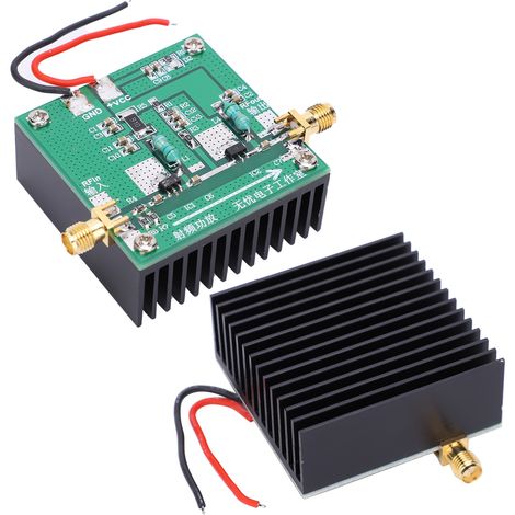 Amplificateur de Puissance RF 10MHz‑500MHz pour Émetteur‑Récepteur sans Fil, Module PCB Haute Performance (1/5)