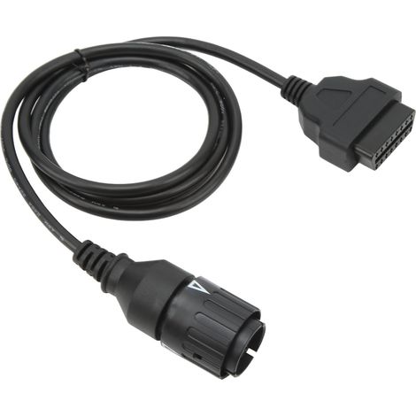 Câble adaptateur OBD2, 1.5m, 10 broches mâle à 16 broches femelle, convertisseur OBD II, Scanner de Diagnostic pour motos ICOM D (1/5)