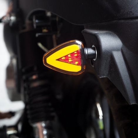 Replacement LED turn signals for motorcycles and electric vehicles, sequential bi-color signal light, YS-109 cornering light (1/2)