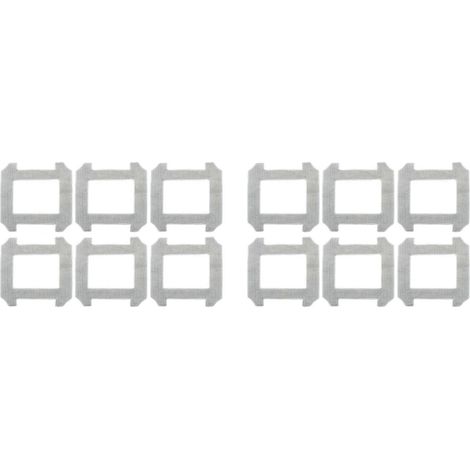 12 lingettes nettoyantes pour vitres Dreame C1 compatibles, ainsi que des accessoires de nettoyage pour vitres C1 et C1. (1/5)