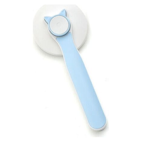 (Bleu)Brosse de toilettage pour chat, brosse auto-nettoyante pour chats, brosse à poils longs et courts, brosse à poils courts pour enlever les sous-poils lâches (1/5)