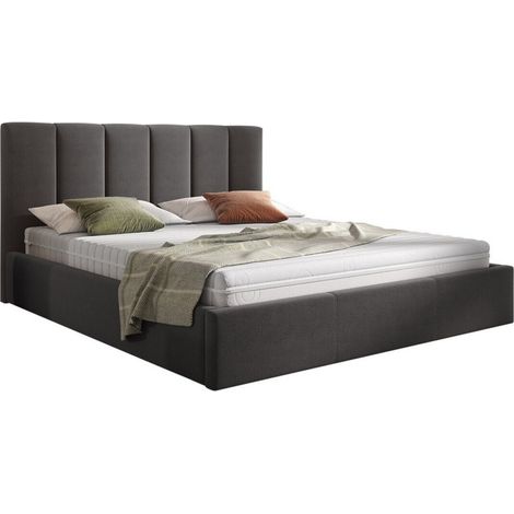 Lit ComfiDream Tirila I, Inari 96, Double, 140x200, Tissu, Disponible, 150x213x106cm (1/5)