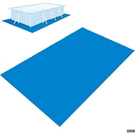 Tapis de sol pour piscine hors sol - PZCC - PZCC - 500x300 cm - Imperméable - Polyester épais (1/4)