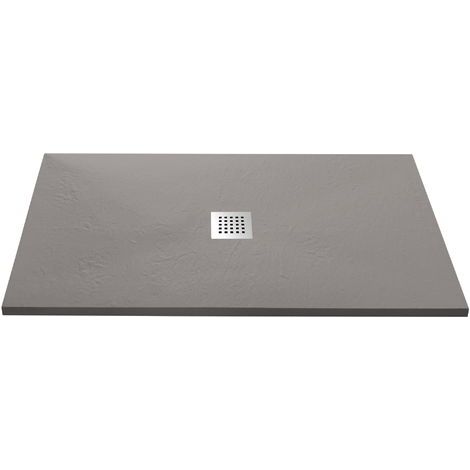 Piatto Doccia in Pietra 80x170 cm Bonussi Ardesia Stone Central Tortora (1/5)