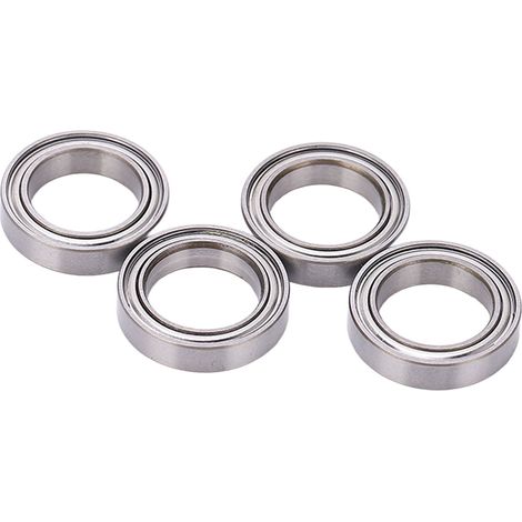 Kit de 4 roulements à billes RC 12x18x4mm en acier inoxydable pour véhicules radiocommandés Arrma 3S 1/10 et modèles tout-terrain
