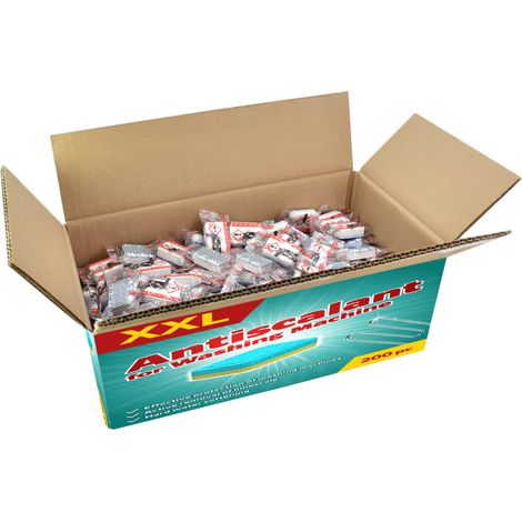Waschmaschinen-Tabs 200 St. Verhindern Kalk und Schmutz