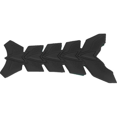 Schwarzer 3D-Gelaufkleber für Motorradtank, Fischgrätenschutz, rutschfester Dekoraufkleber (1/5)