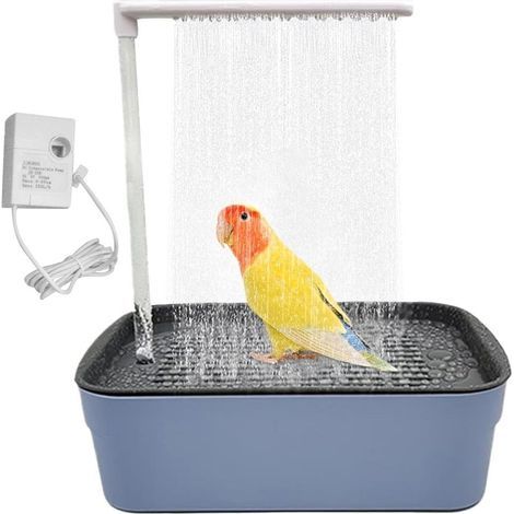 Douche de Bain Automatique pour Oiseaux, Eau Courante Automatique, pour Perruche, Oiseau (1/5)