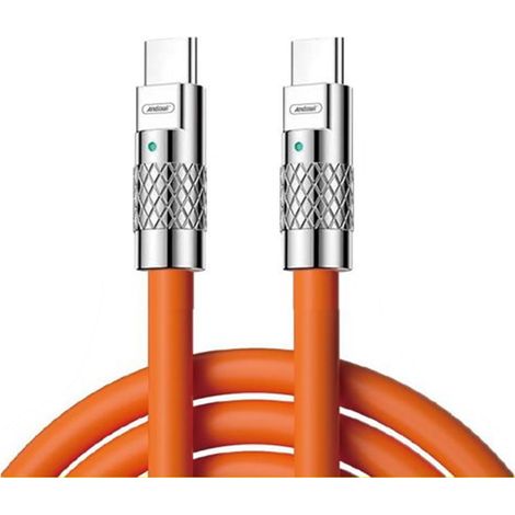 TRADE SHOP - Cavo Per Trasferimento Dati Ricarica Rapida Q-sj950 Connettore Da Type-c A Type-c 66w 1mt -