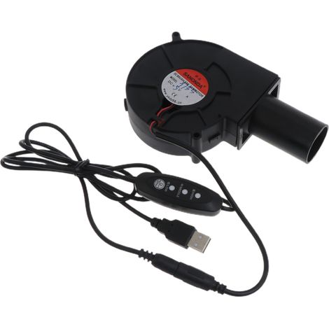 Ventilateur de barbecue 9733 DC5V, allume-cheminée à charbon, ventilateur de cuisson électrique-AquaForge