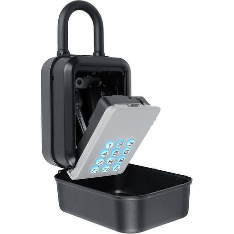 Intelligenter Schlüsselsafe mit Code – Bluetooth- und PIN-Code-Entsperrung, App-gesteuerter digitaler Safe für Innen- und Außenschlüssel, für den kurzfristigen Gebrauch (1/5)