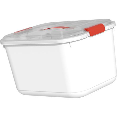 Boîte Urgence Multifonction Grande Capacité Multi Couches Plastique – Organisateur Maison, Rouge (1/5)