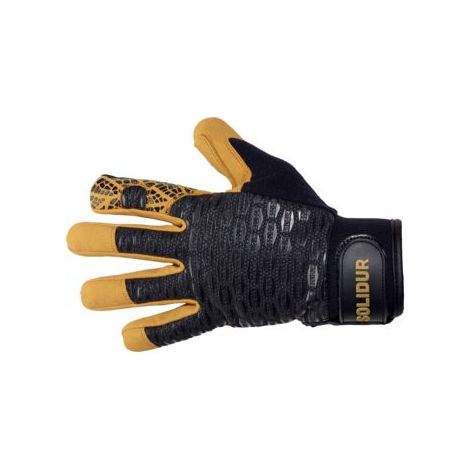 Gants de bricolage toutes saisons CERCIS – Laminé 3 couches, anti-glissement (1/2)