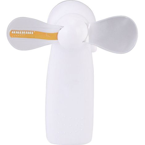 Mini ventilateur électrique portable d'été pour l'intérieur et l'extérieur, avec pales LED et motifs de dessins animés. (1/5)