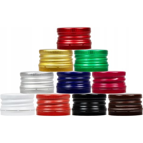 10 tapones para botellas de 28 mm (tapa 28x18) para vino, alcohol y licor casero.