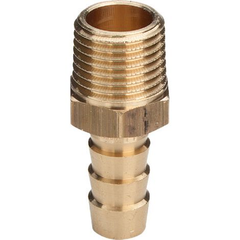 Viega Schlauchtülle 1845, R 1/4" für ID-Schlauch 1/4", Messing (1/3)