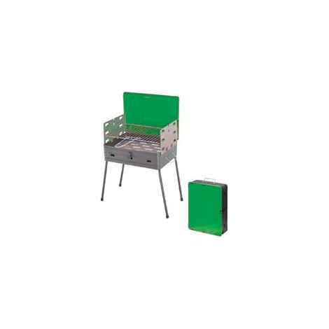 BARBECUE RETTANGOLARE A VALIGETTA SCOUT  bracere cm.43x21x55h.