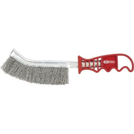 KS TOOLS Brosse métallique en acier inoxydable à usage général 250 mm - 201.2301