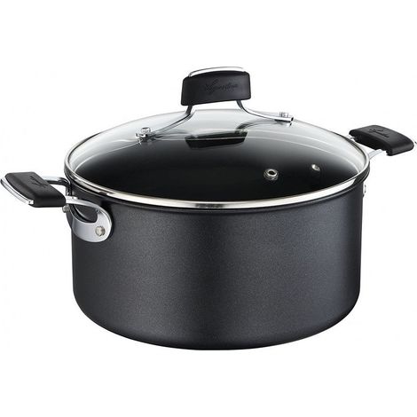 Lagostina Tempra casseruola antiaderente 24cm coperchio induzione (1/3)