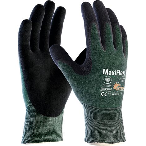 Schnittschutzhandschuhe MaxiFlex® Cut™ 34-8743 Gr.9 grün/schwarz EN 388 PSA II