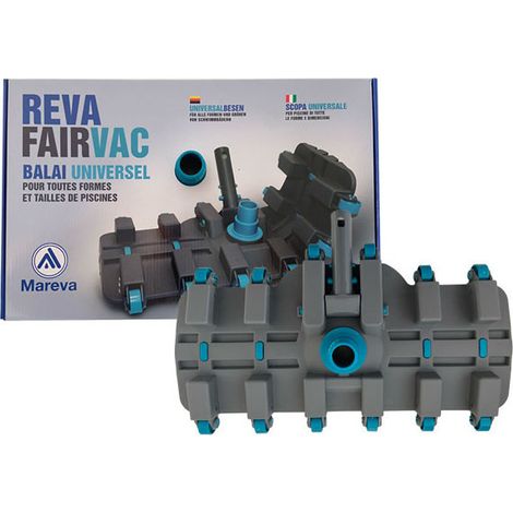 Tête de Balai Reva Fairvac Mareva – Universel pour Piscine Béton, Liner, Hors-sol ou Enterrée