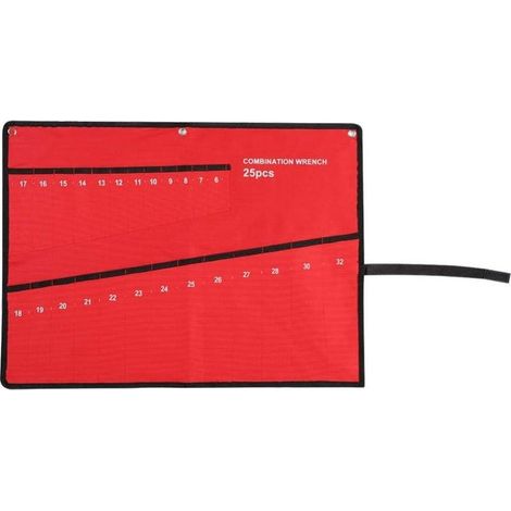 Roll Up Tool Bag for Wrench, Multi-Pockets Wrench Storage Organizer for DIY Carpenters (25 Pockets) (1/5)
