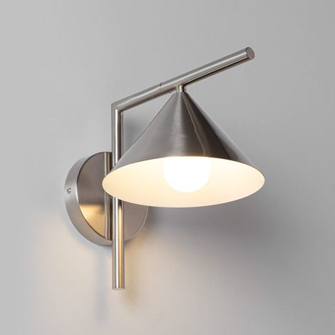 Aplique De Pared De Diseño "LUSSY" - E27 - Cromo (1/5)