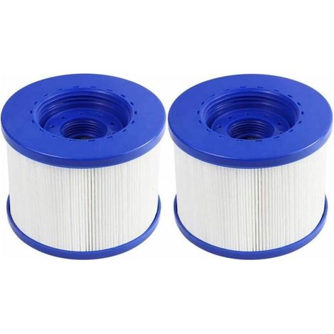 Filterkartuschen für aufblasbare Whirlpools – 2er-Pack, Durchmesser 60 mm und 82 mm, kompatibel mit Cosy Spa und Clever Spa
