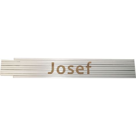Zollstock Josef 2 m weiß Zollstock