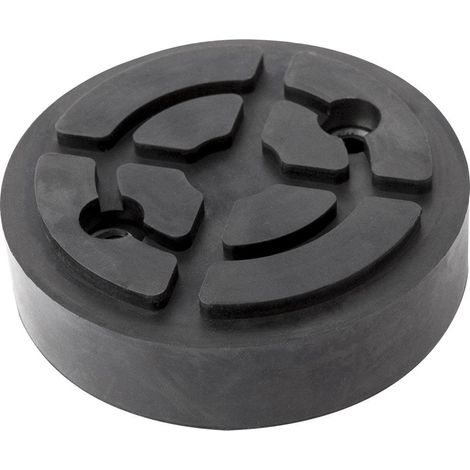 Tampon caoutchouc rond avec renfort 2 rondelles métalliques ø120x32mm pour pont élévateur Launch, Twin Busch, RP Tools - EG 1146 - CLAS Equipements (1/3)
