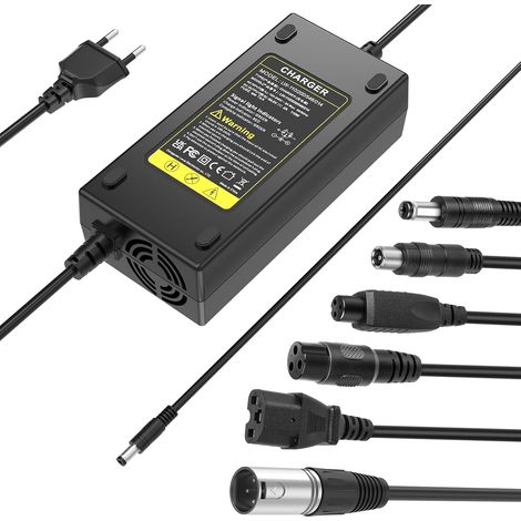 Chargeur de Vélo Électrique 54,6 V 48 V 2 A - Câble de Charge Universel pour Batterie 48 V 13S - Scooter et Vélo Électrique Alimentation