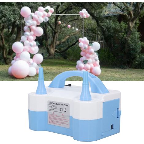 Gonfleur de ballons bleu 73005, pompe à ballons électrique à double orifice, idéale pour gonfler les ballons lors de mariages, norme européenne 220-240 V. (1/5)