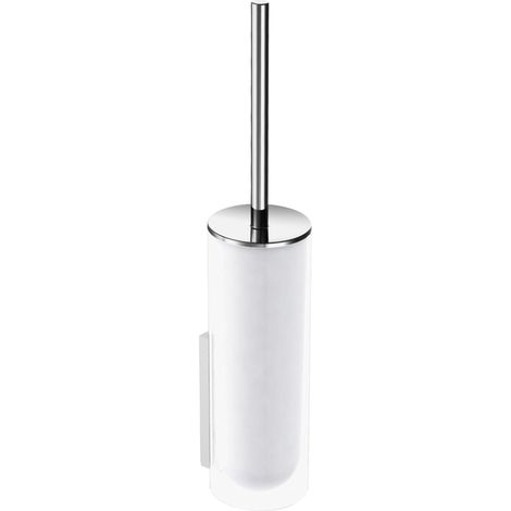 Keuco Edition 400 - Brosse de toilette avec support, verre dépoli/chrome 11564019000 (1/6)