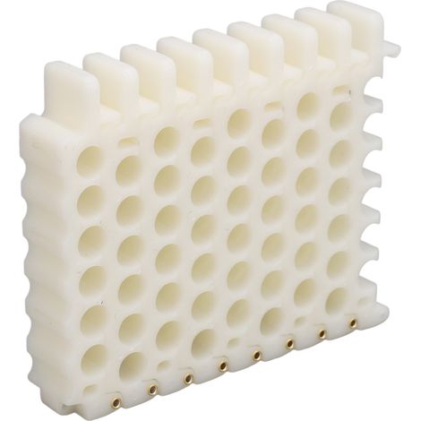 Peigne à trous de 9 mm pour câbles réseau CAT5, CAT6 et CAT7 (6 x 8 trous) (1/5)