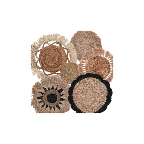 Ensemble de six uvres d'art murales naturelles - Collection Abu-Abu- Vendu par 1