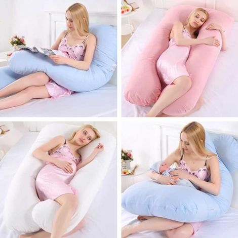 Oreiller Grossesse - 70 x 130 cm - Pour Femme Enceinte - 1 Pièce (1/4)