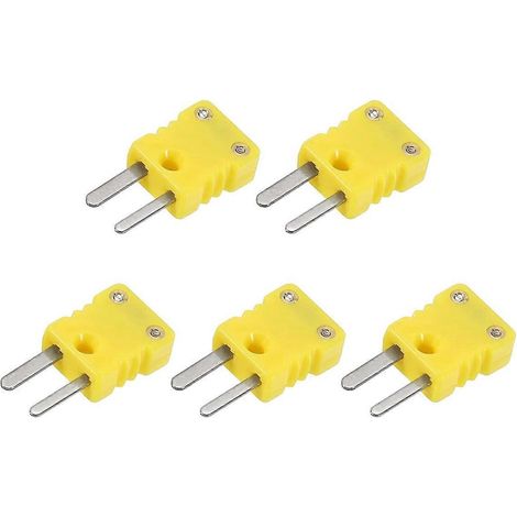 Adaptateur de connecteur mâle pour mini-thermocouple de type K --- (1/5)