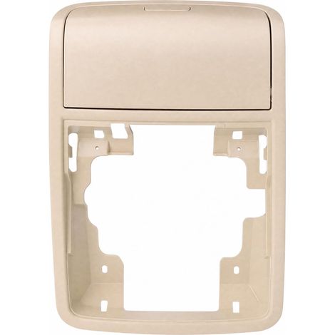Vehicle-Specific Ceiling Storage Compartment Sunglasses Box with Hinged Roof Cover, Compact for Daily Driving, Beige (1/5)