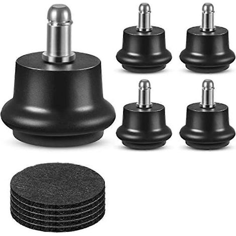 Roulettes pivotantes de remplacement pour chaise de bureau Bell Glides, transformables en roulettes fixes, vendues séparément (1/5)