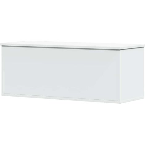 Maison Exclusive - Caja de almacenaje madera de ingeniería blanco