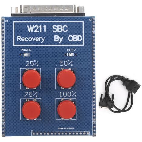 SBC-Reparaturwerkzeug, Kfz-Fehlerdiagnosegerät, Ersatz für BENZ SBC W211, OBD2 12–24V-Stecker (1/4)