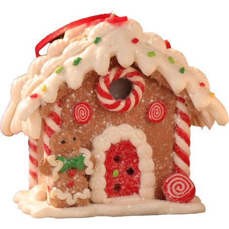Maison De Village De Noël - Avec Lumière Led Intégrée - Décoration Intérieure Pour Table Ou Cheminée - Lot De 1 (1/5)