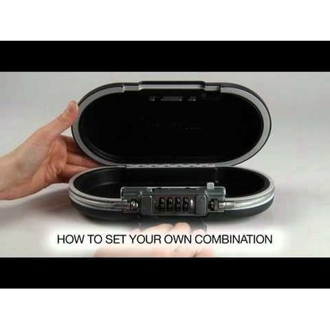 Master Lock P005CEURBLKHRO caja portátil con cerradura negra