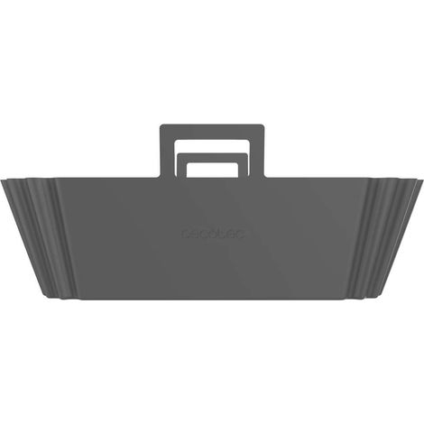 Cecotec Pack de 2 Moules en Silicone Circulaires pour Airfryer de 9-11L Cecofry TwinBucket Pack Accessories. Silicone sans BPA (1/5)